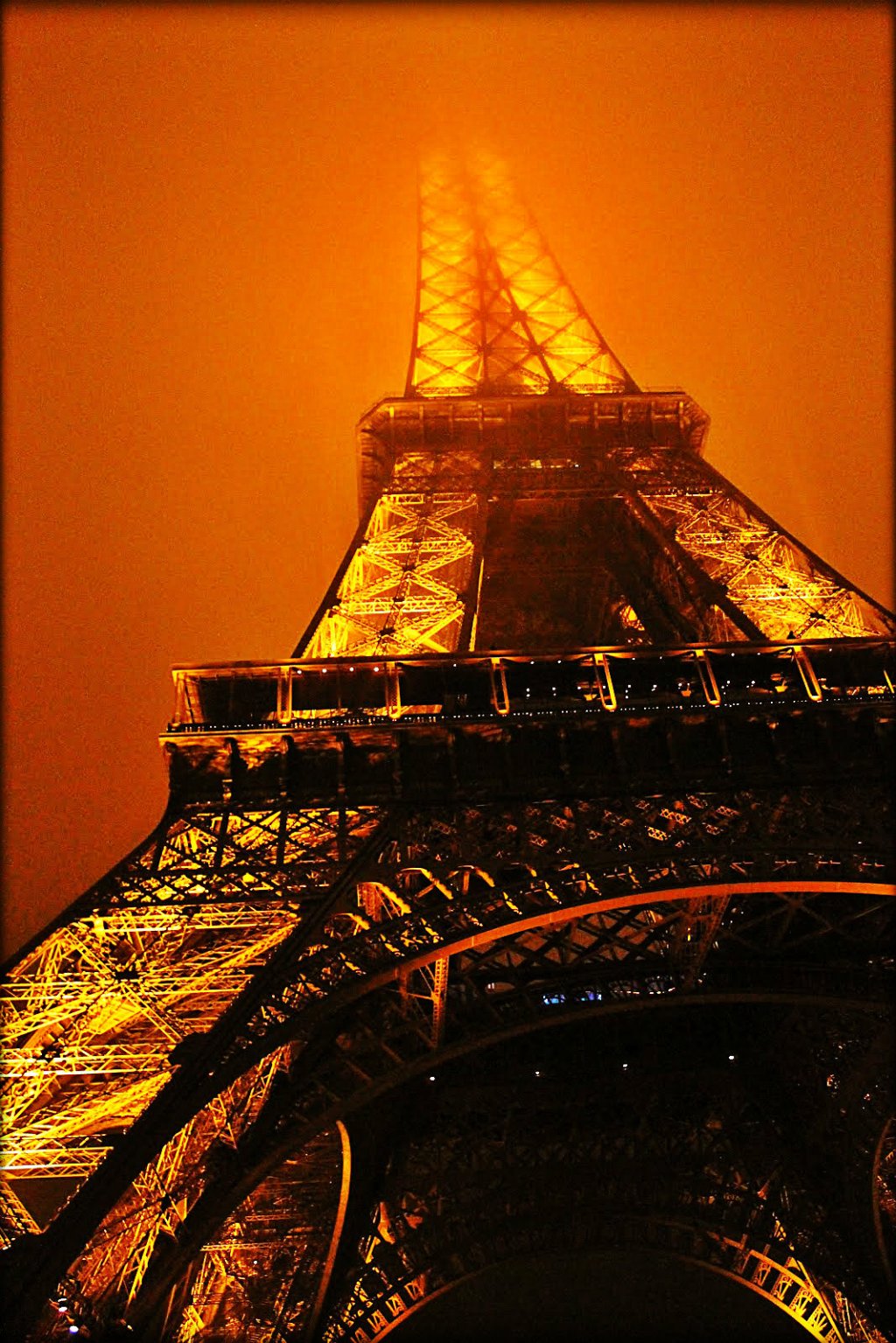 Misty Eiffel Tower